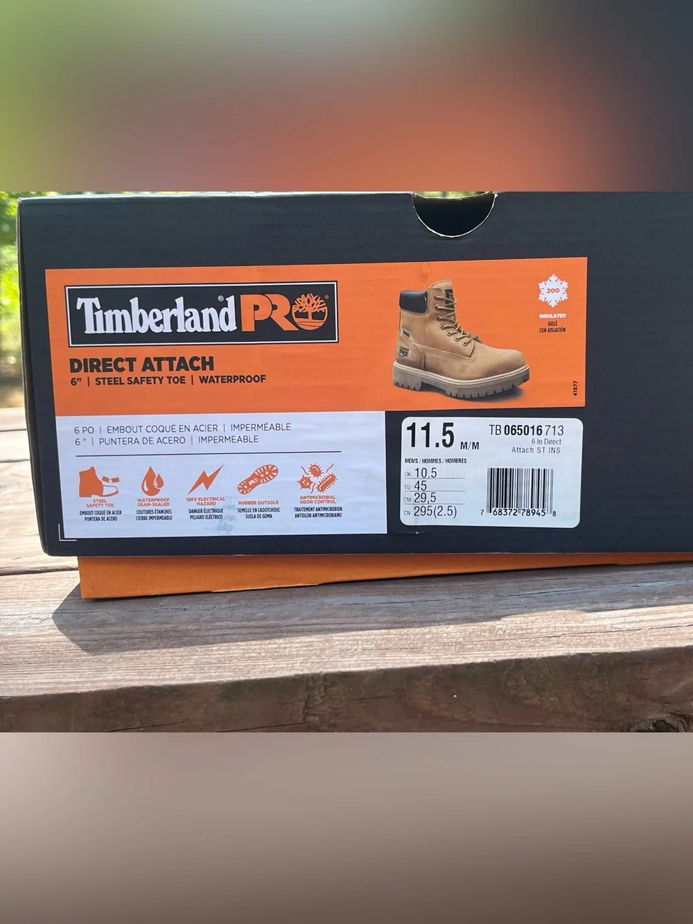 Timberland Pro Steel Toe Men's Work Boots 11.5M